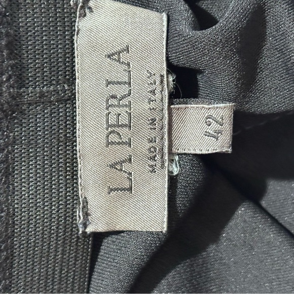 LA PERLA Sz 42 A-Line Elastic Waist Sheer Slip Made In Italy - Picture 6 of 6